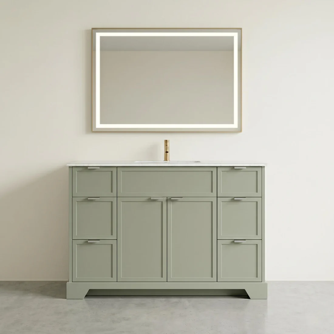 The Joseph 48" Custom Painted Bathroom Vanity - Image 2