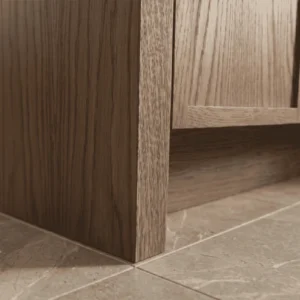 The Rosseau 48" White Oak Wood Bathroom Vanity