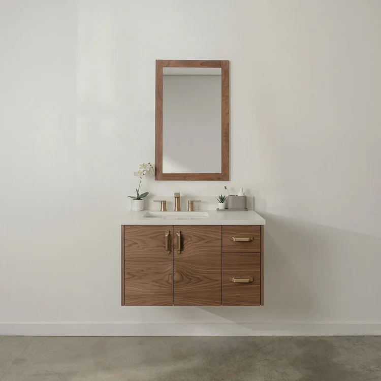 A5- Flooting Left Sink With 2 Drawers Right Side