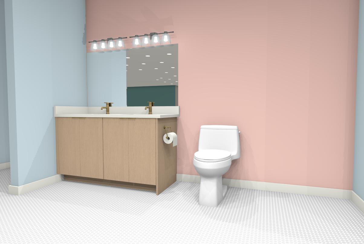BB-1 Double Sink Toe Kick 4" - 4 Doors